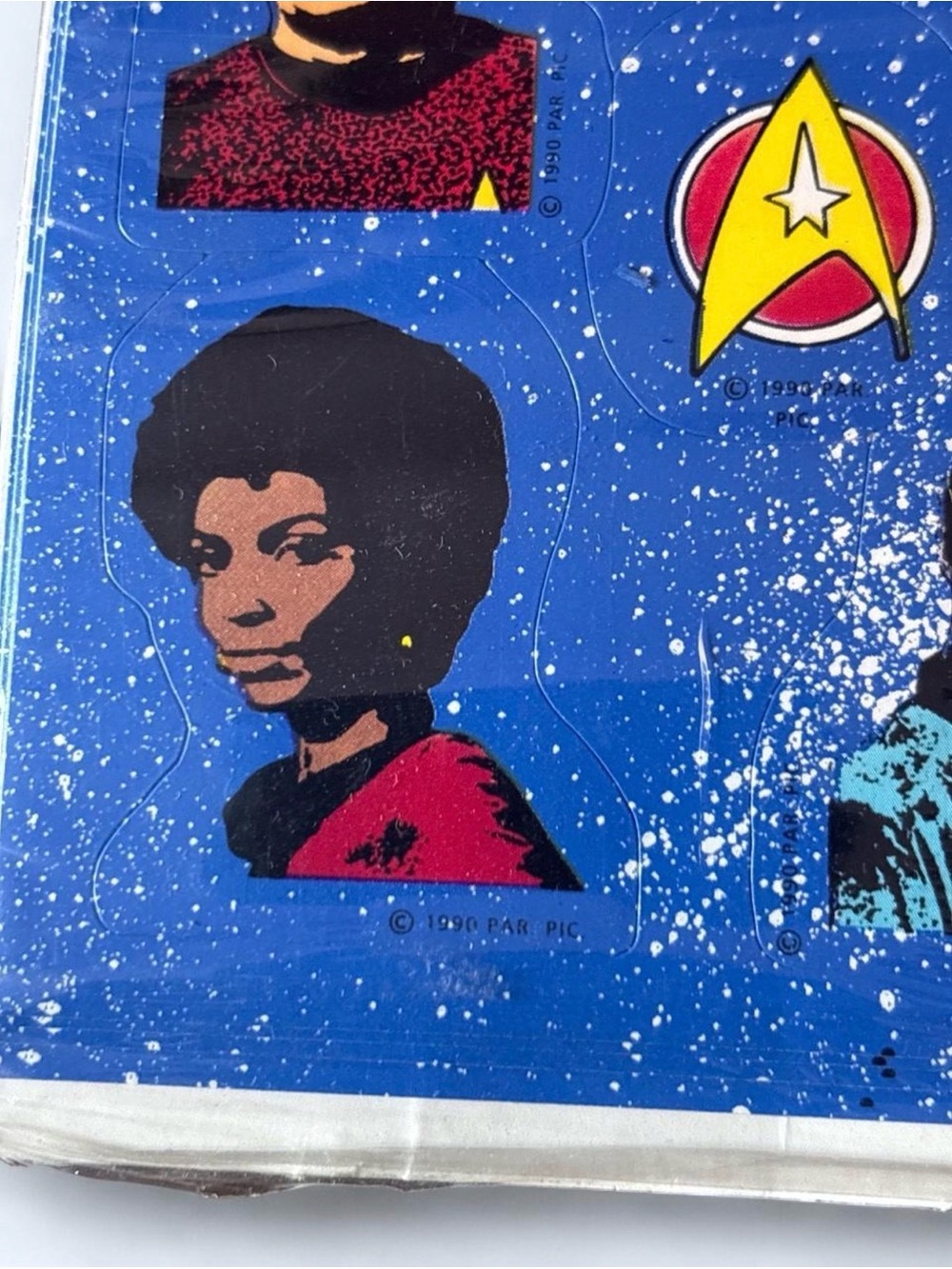 Vintage 1990 Star Trek Hallmark Stickers - Picture 3 of 3
